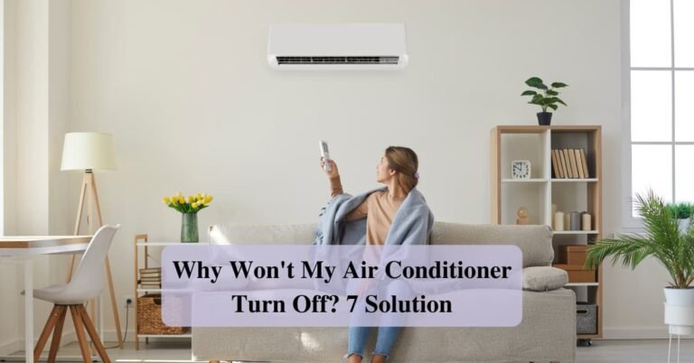 won't my air conditioner turn off