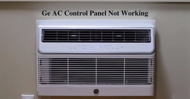 ge air conditioner control panel not working