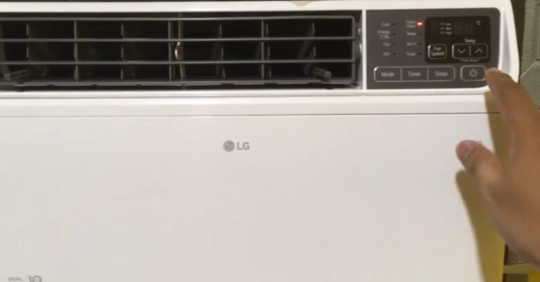 LG Air Conditioner Red Light