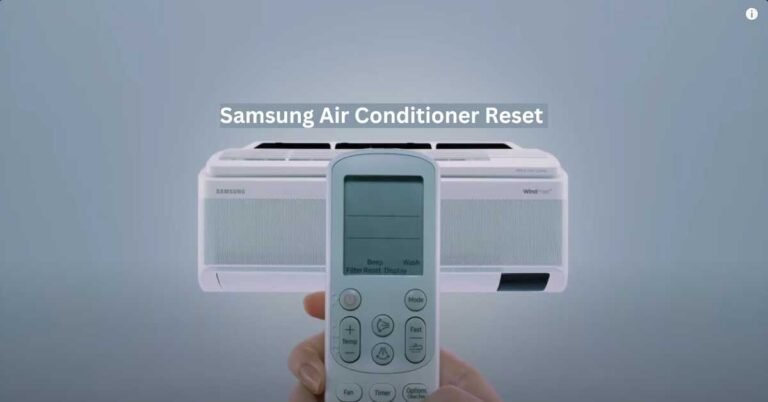 Samsung Air Conditioner Reset